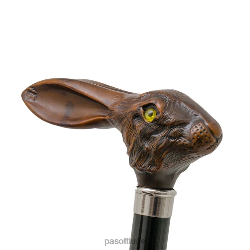 مظلة | 478 oxf-17 113 - مظلة بنية بمقبض أرنب PASOTTI Z446V118